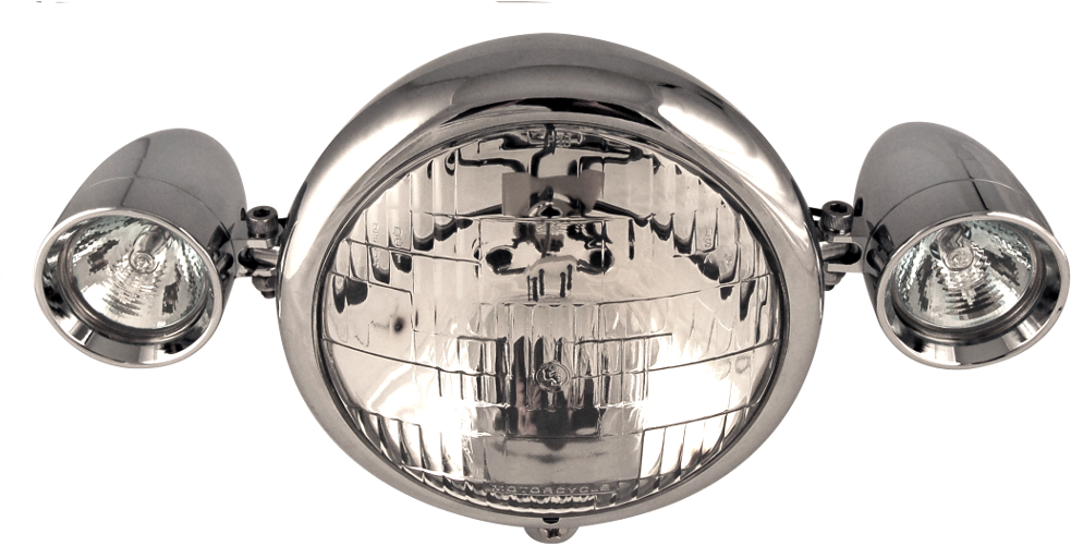 Headlight With Driving Lights - Car (1000x524), Png Download
