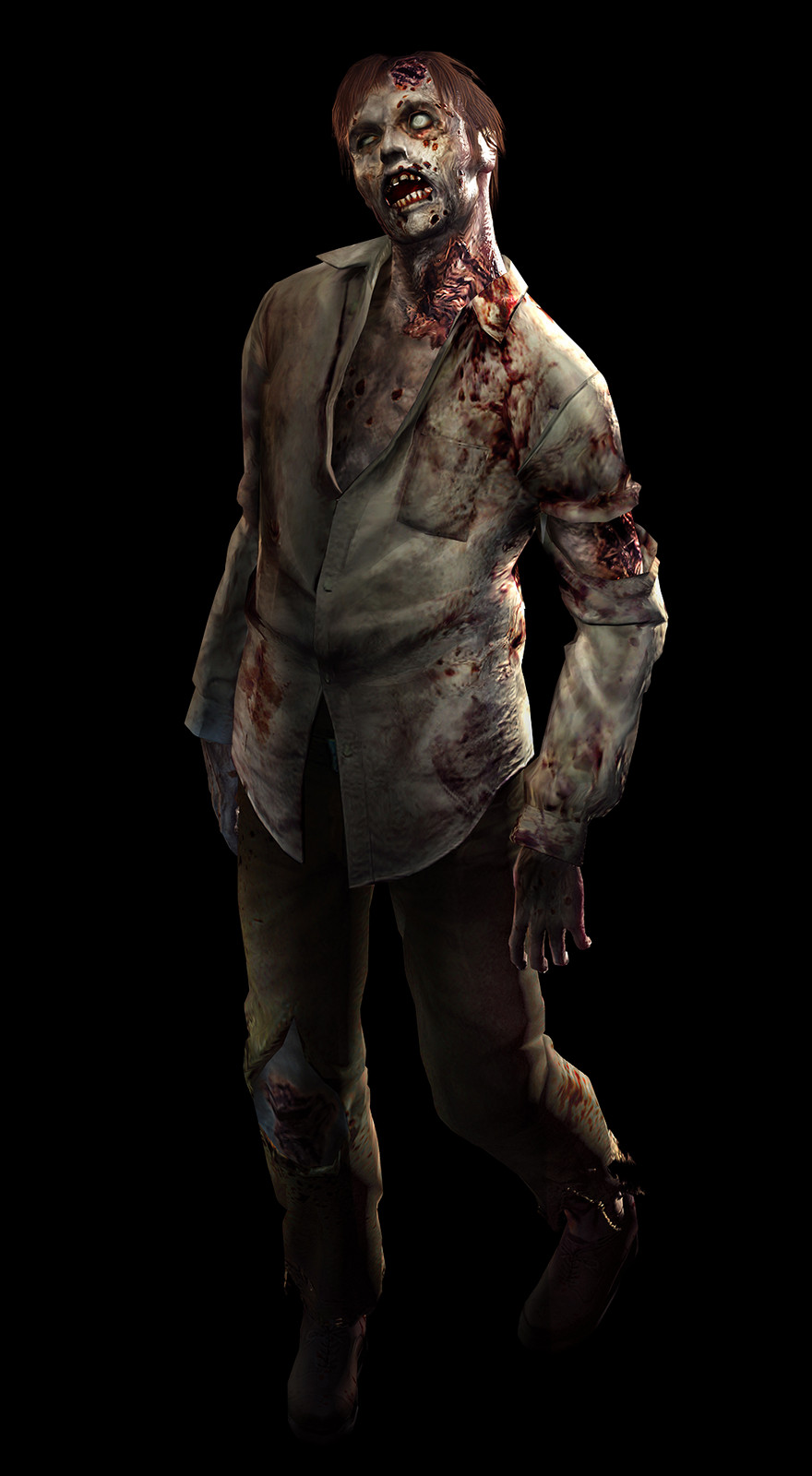 Zombie Resident Evil Zero (880x1600), Png Download