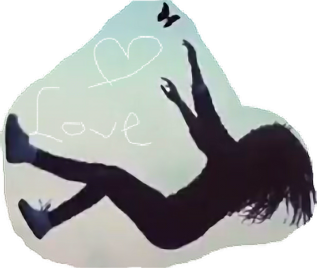 Love Loveyou Fallen Angel Butterfly Heart - Illustration (1024x865), Png Download