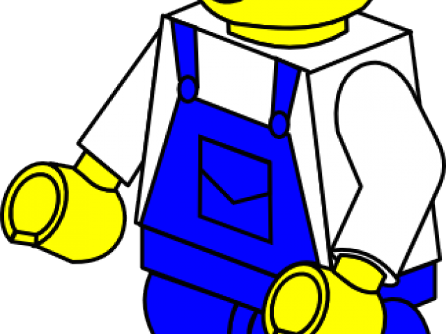 Kids Coloring Lego Pages (640x480), Png Download