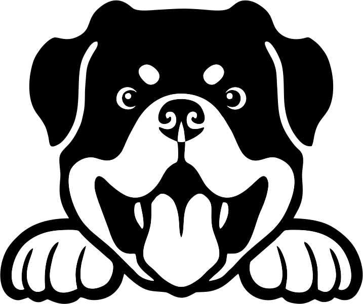 Addthis Sharing Sidebar - Rottweiler Decals (717x601), Png Download