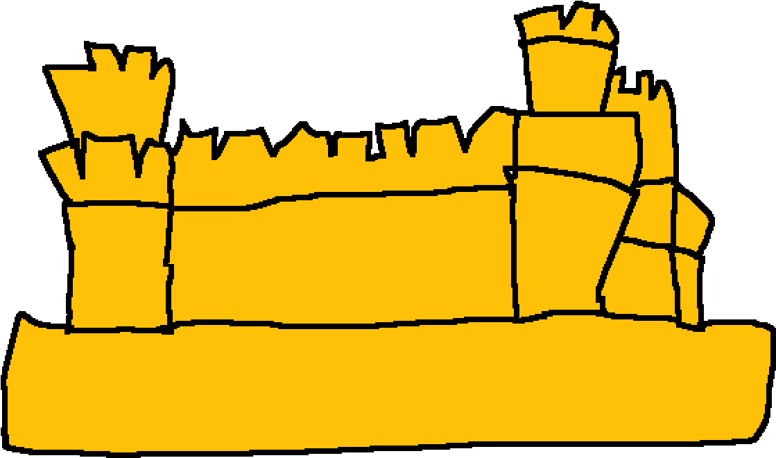 Sand Castle (1400x720), Png Download