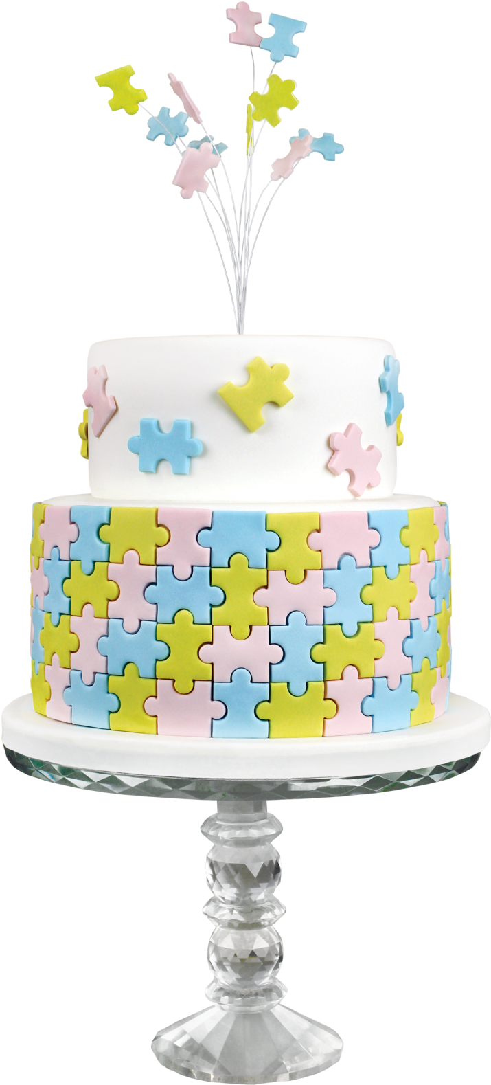 Jigsaw Cake - Geometric Cutters - Geometric Cutters Puzzle (960x1676), Png Download