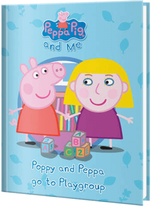 Peppa Pig And Your Child Go To School - Personalised Peppa Pig Book (700x700), Png Download