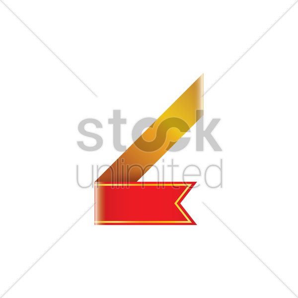 Red Ribbon Banner Png - Number (600x600), Png Download