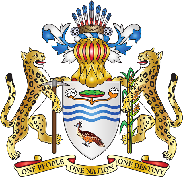 Coats Of Arms Guyana (673x632), Png Download
