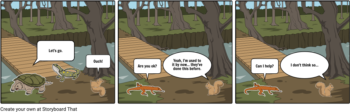 Sal The Salamander - Comics (1164x385), Png Download