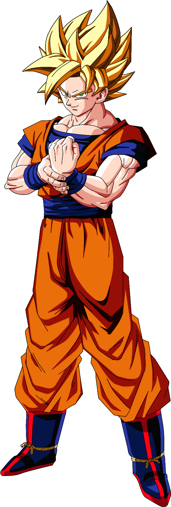 Goku Ssj - Cartoon (720x1800), Png Download
