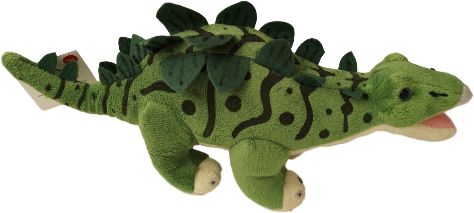 12" Plush Stegosaurus - Stuffed Toy (2044x1338), Png Download