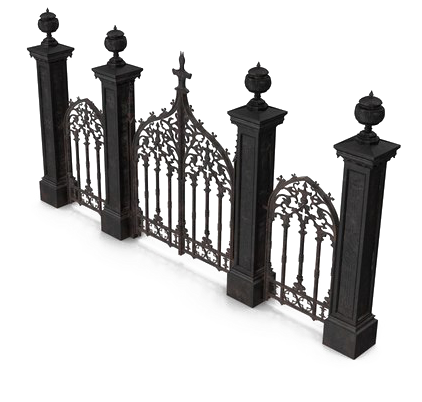 Cemetery Gates Png Free Download - Baluster (600x600), Png Download