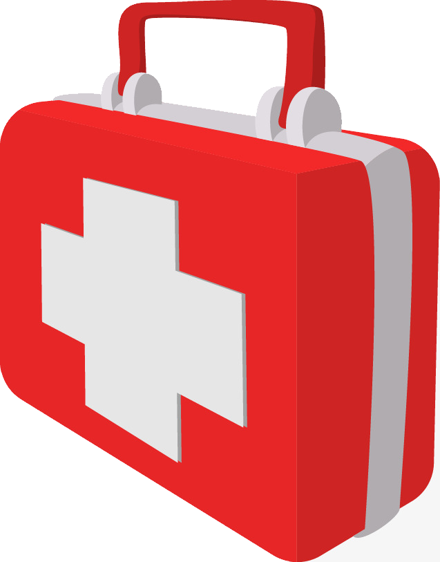 First Aid Kit Png, Download Png Image With Transparent - First Aid Kit Vector Png (637x813), Png Download
