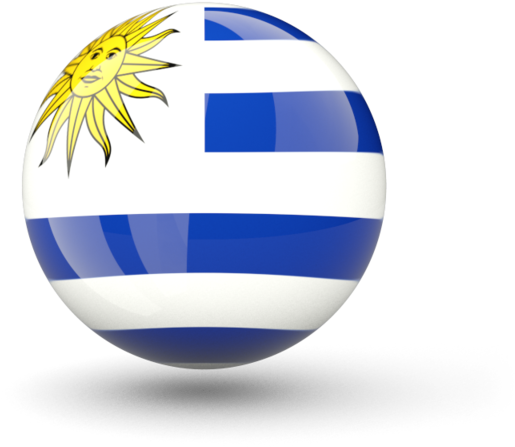 Illustration Of Flag Of Uruguay - Uruguay Flag Icon Png (640x480), Png Download
