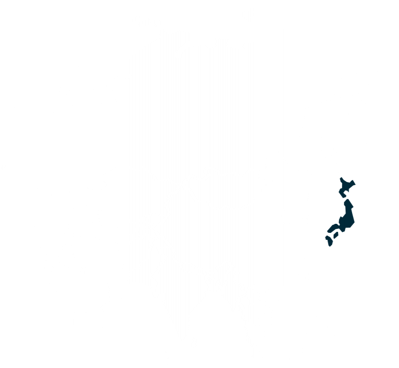 Japan - Png Format World Map Png (800x738), Png Download