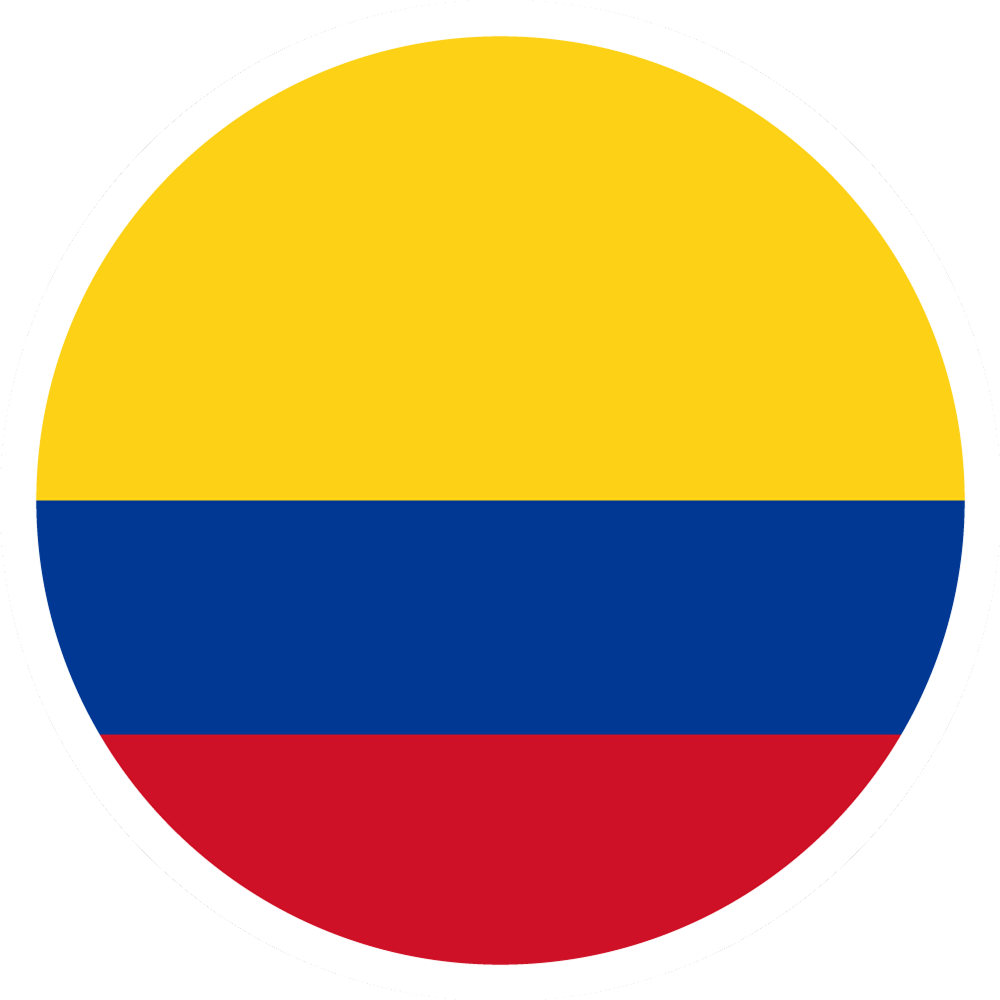Colombia Flag Football Logos - Colombia Flag Icon (1000x1000), Png Download