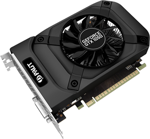 Palit Geforce Gtx 1050 Ti Dual Oc Graphics Card - Gtx 1060 Mini Zotac (700x700), Png Download