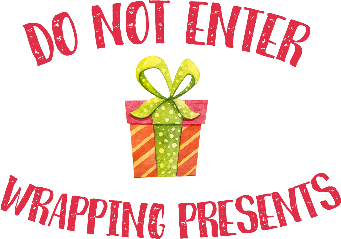 I Still Suggest Locking The Door, But This Sign Might - Santa's Workshop Keep Out Sign (1310x832), Png Download