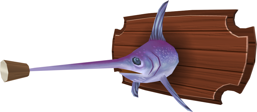 Mounted Swordfish - Runescape Swordfish (988x430), Png Download