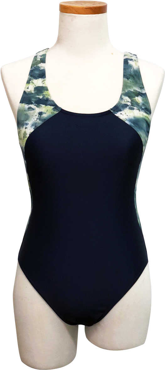 Women's Sporty Racing Swimsuit - Maillot (960x1280), Png Download