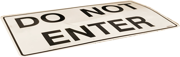 Do Not Enter Decal - Graphics (800x800), Png Download