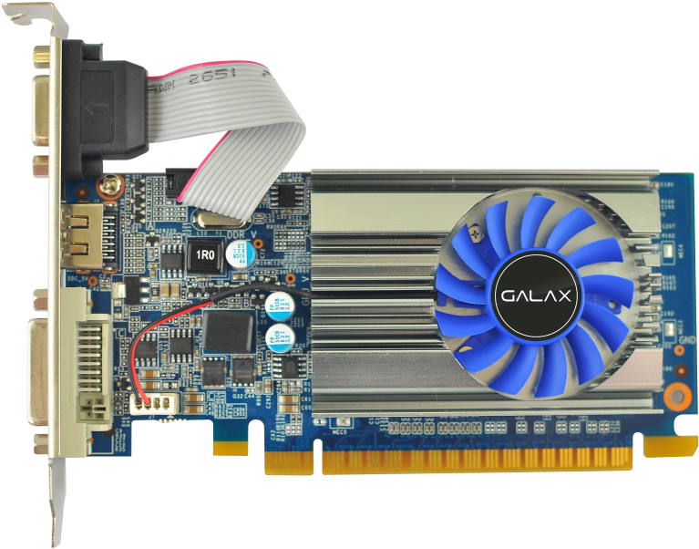 Galax 71ggh4hxj4fn Geforce Gt 710 1gb Gddr3 64bit Pci-e - Placa De Video Gt 710 1gb (1024x768), Png Download