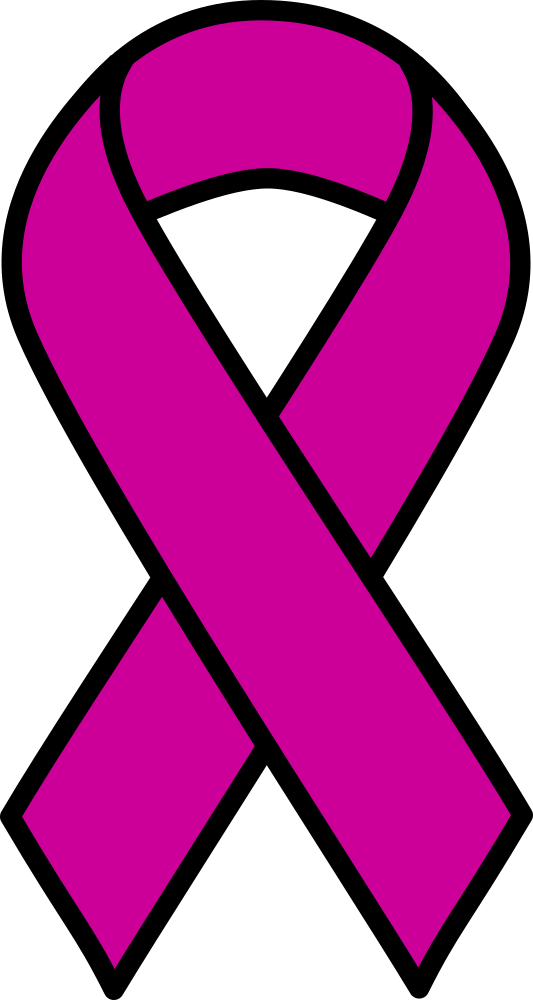 Purple Cancer Ribbon - Blue Cancer Ribbon Png (533x1000), Png Download