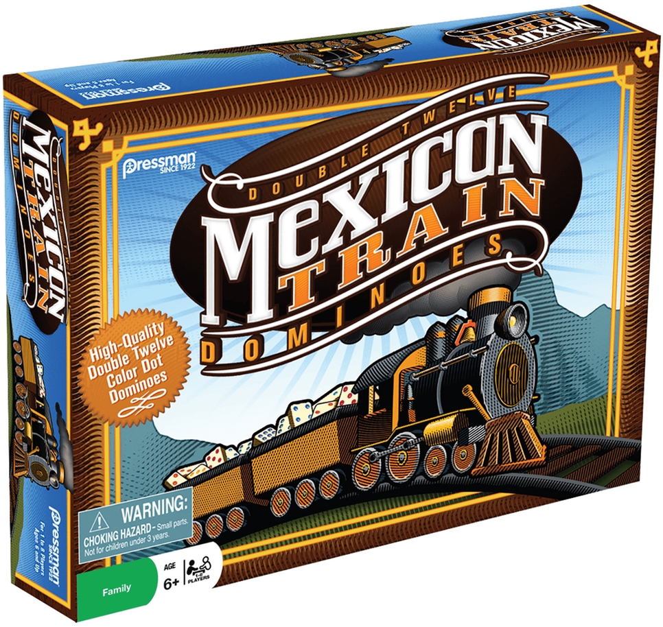 Pressman Mexican Train Dominoes (1280x1280), Png Download