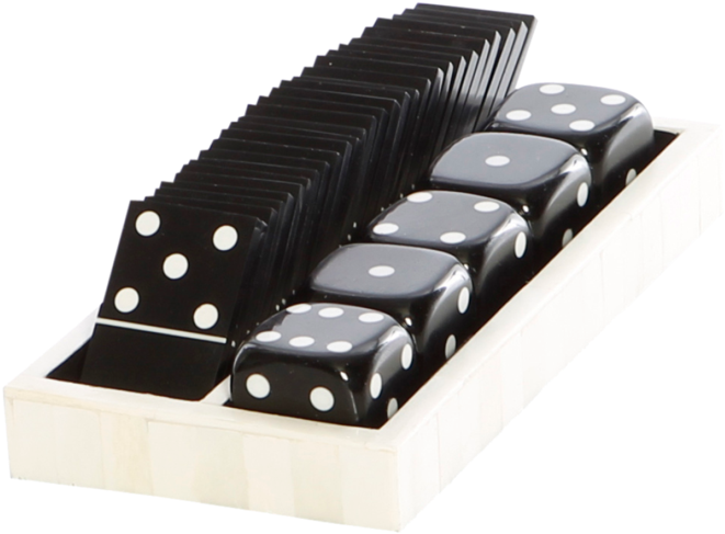 Black And Bone Domino Tray - Audi Avantissimo (800x800), Png Download