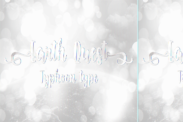 Free Earth Quest Font - Poster (728x485), Png Download