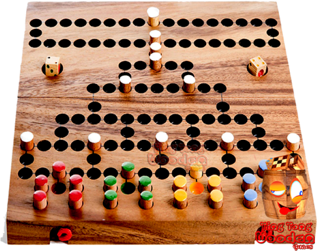 Barikade With Larger Pins Malfiz Wooden Dice Game As - Barricade (650x548), Png Download