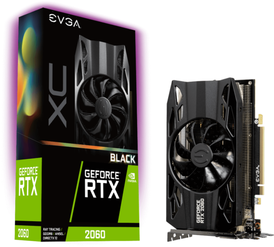 Buy Evga Geforce Rtx 2060 Xc Black Edition Gaming 6gb - Evga Geforce Rtx 2060 (640x640), Png Download