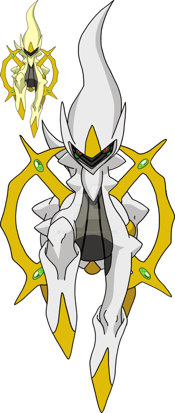 493 - Arceus - Art V - 20 By Tails19950 - Cartoon (582x1372), Png Download