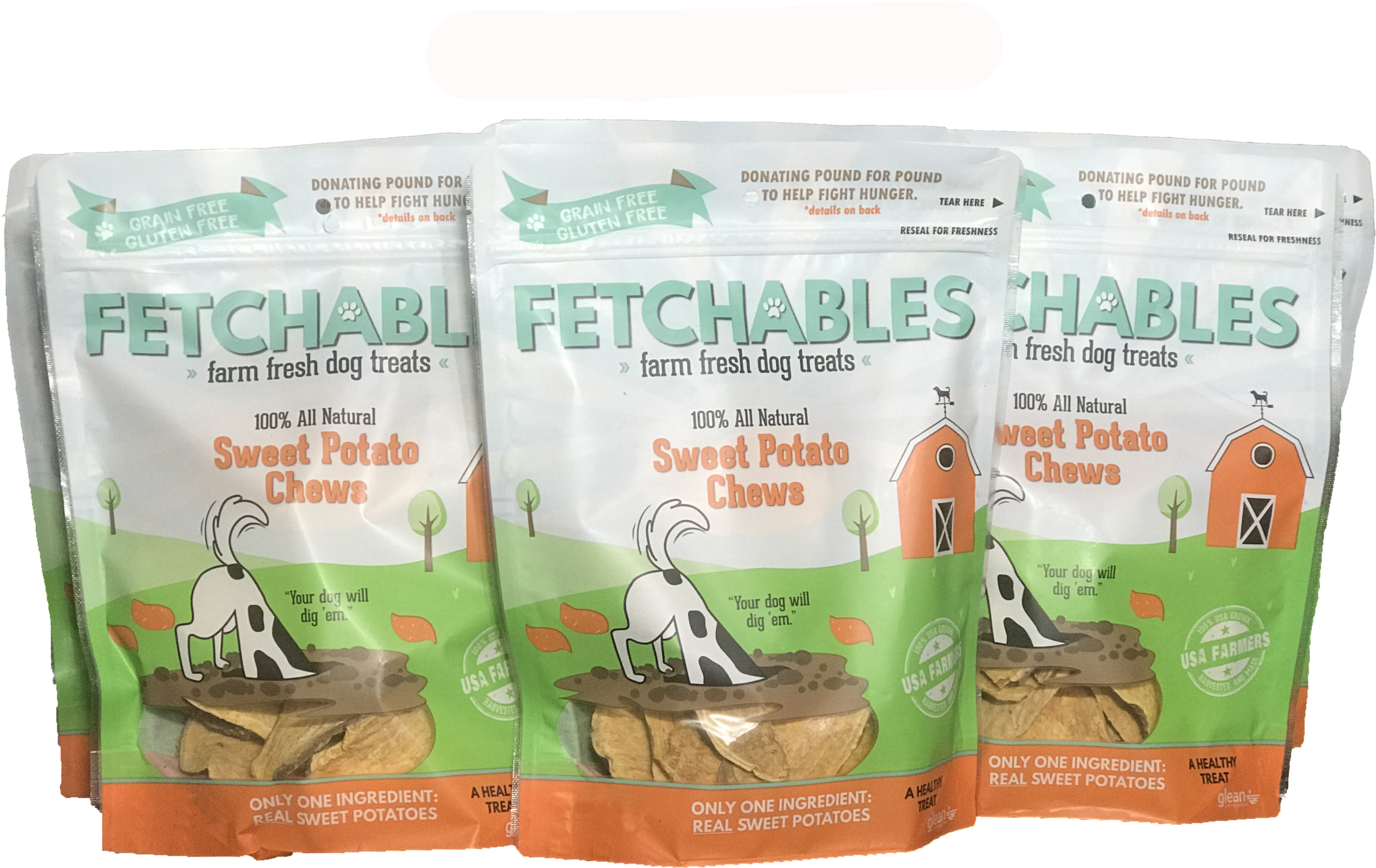 Fetchables Sweet Potato Dog Chews - Rhinoceros (2048x1338), Png Download