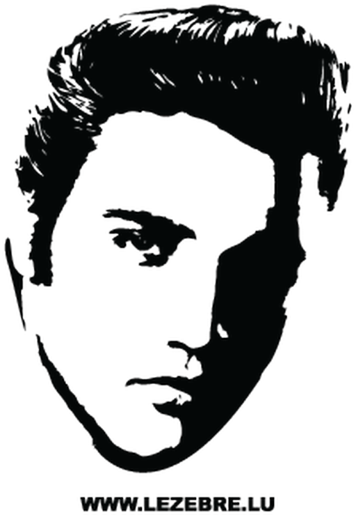 Download Transparent Sticker Elvis Presley 2 - Elvis Presley Sticker ...