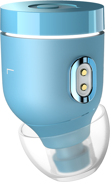 Wireless Headphones Reinvented - Crazybaby Air Nano (560x624), Png Download