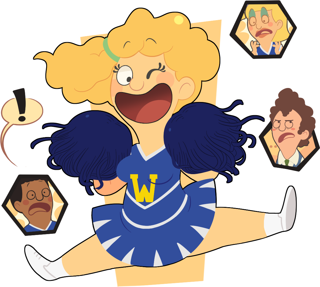 “jocelyn's Got The Cheer Skills To Pay The Cheer Bills - Bob's Burgers Tammy Porn (1160x1180), Png Download