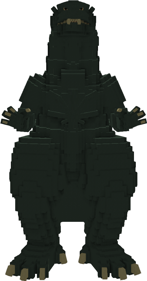 591u9om - Mine Imator Godzilla (1920x1080), Png Download