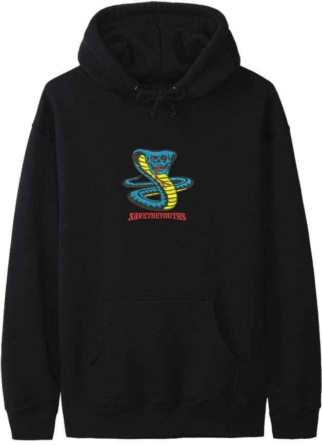 Venom Black Pullover - Hoodie (1000x1000), Png Download