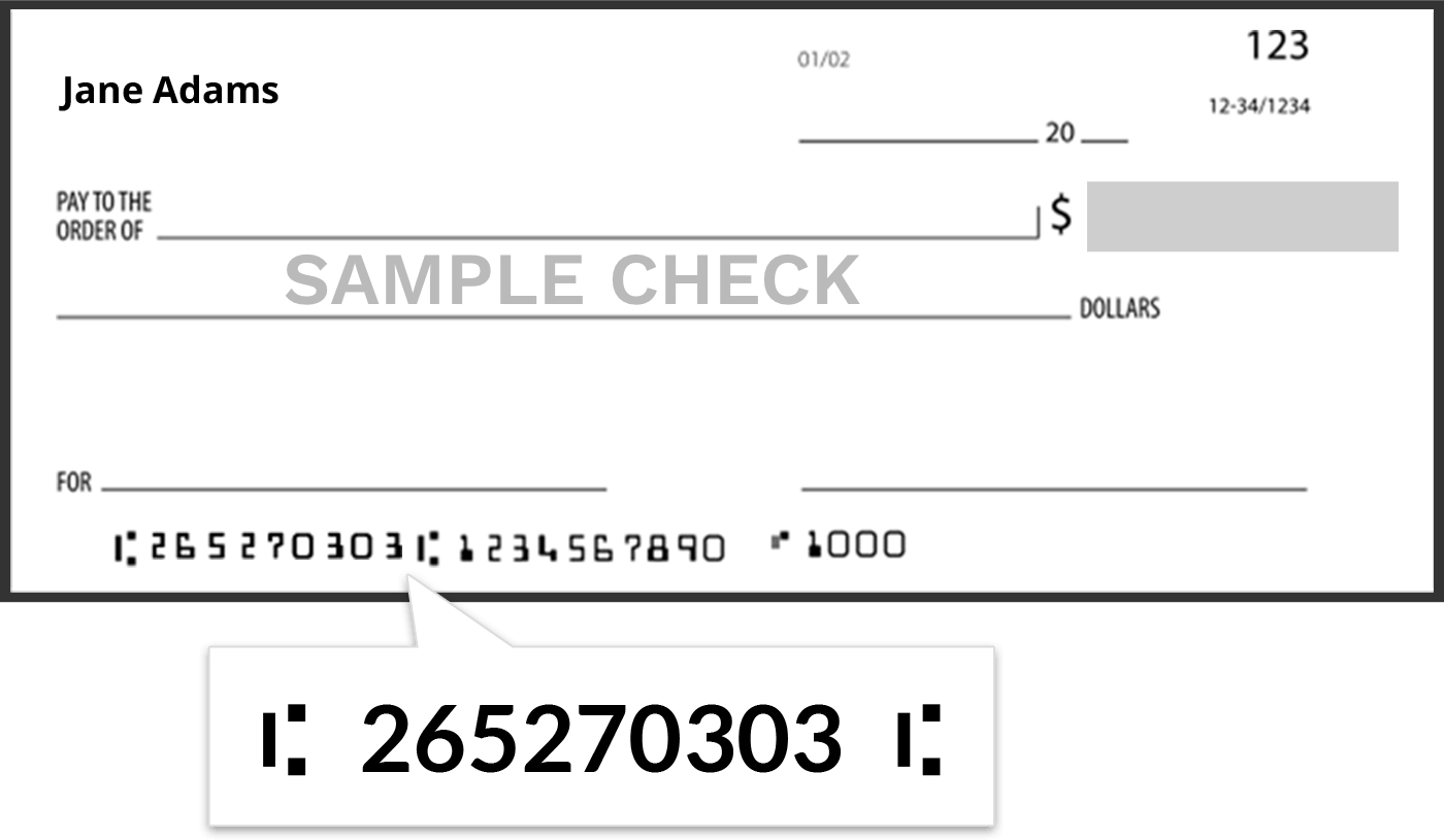 Routing Number - Bank Of The Ozarks Check (1400x815), Png Download