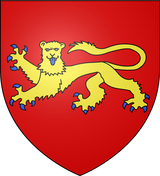 Guillaume X 'le Toulousain' Ou 'le Saint' D'aquitaine, - William X Duke Of Aquitaine Shield (545x600), Png Download