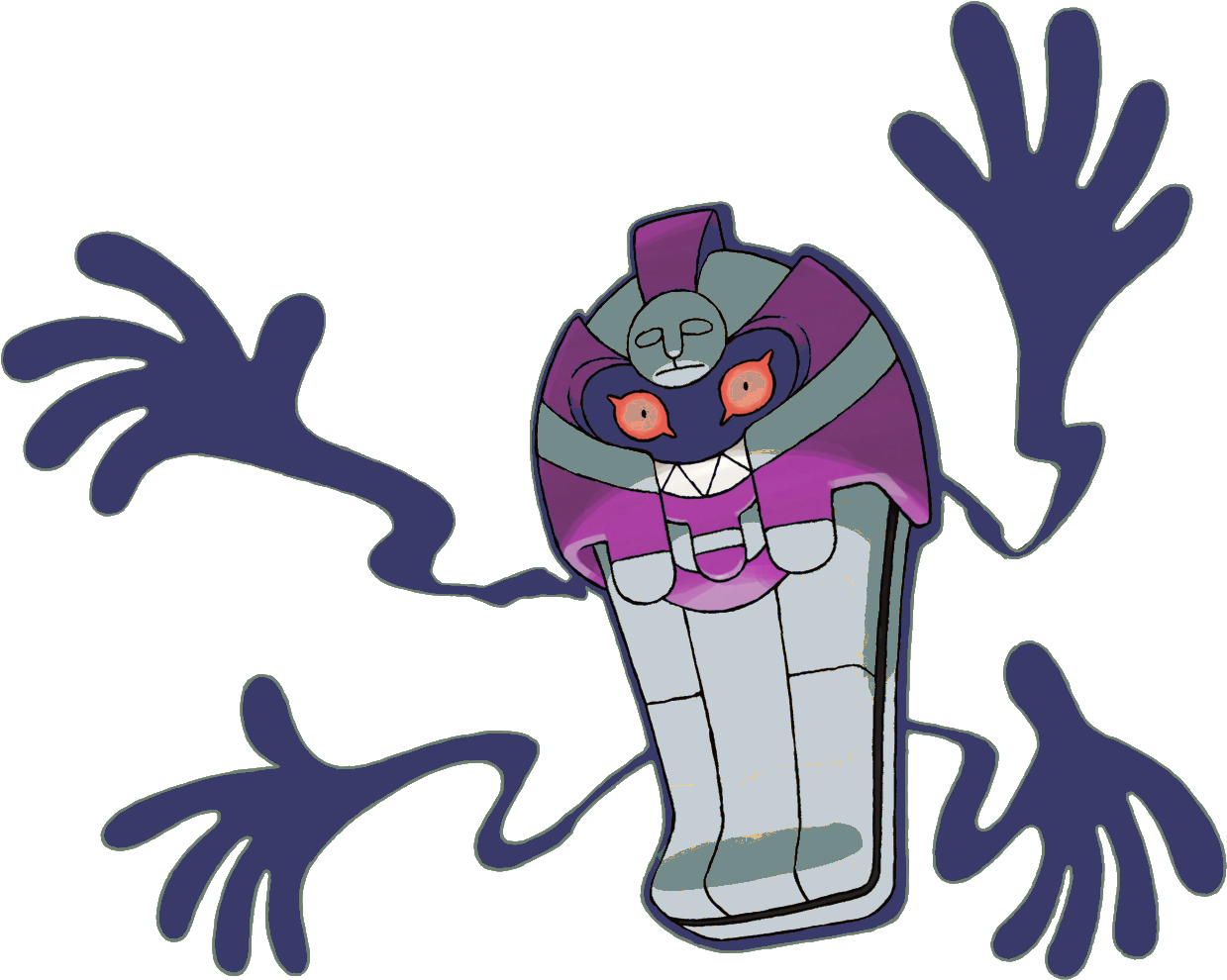 Robert Y La Gente Maja Que Nos Ayude Estarán Repartiendo - Pokemon Cofagrigus (1245x1000), Png Download