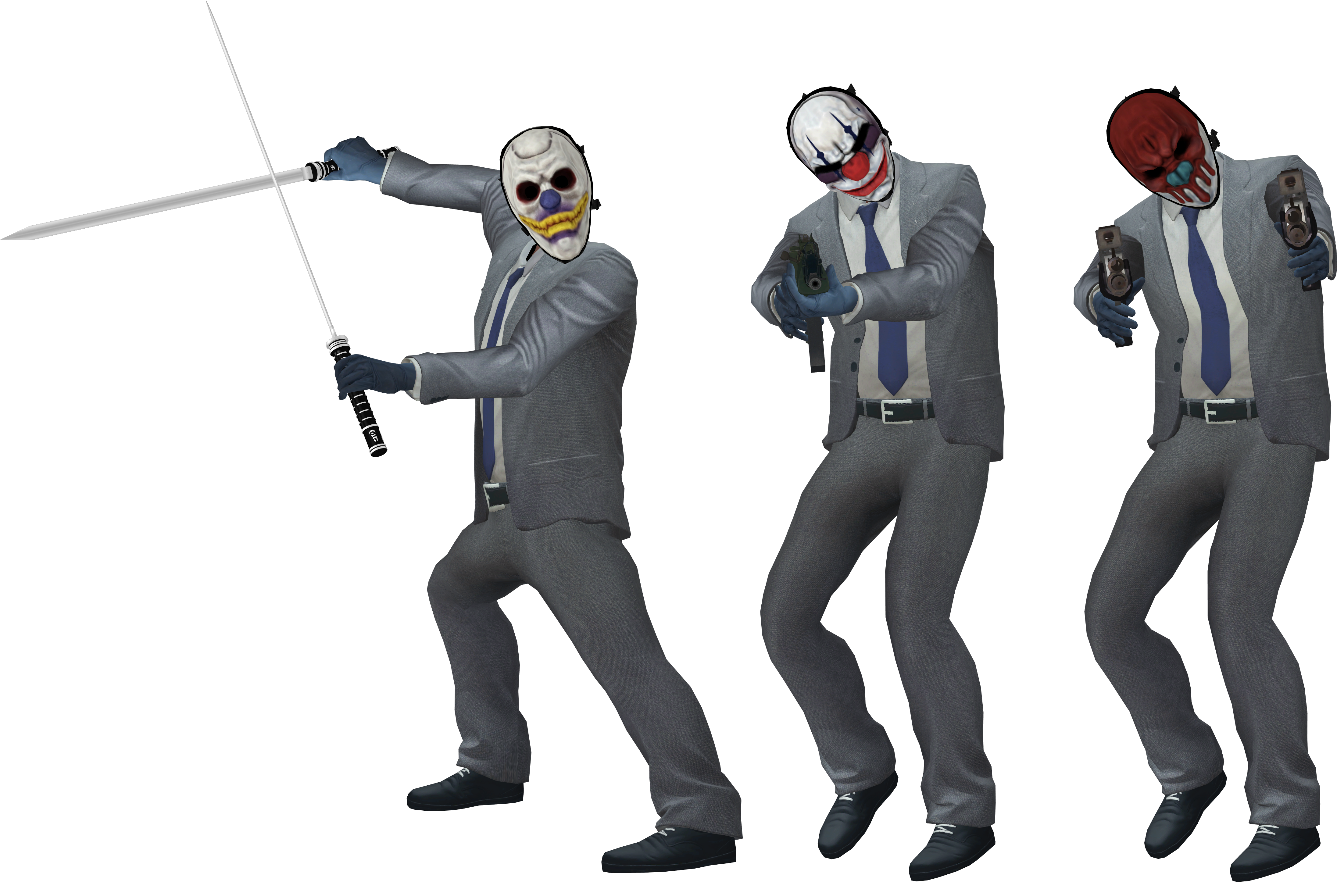 Payday 2 Png (5883x3105), Png Download