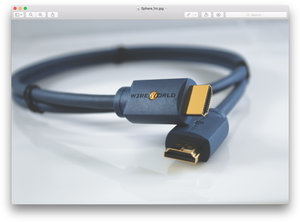 Ww1 - Wireworld Sphere Hdmi Cable (1024x762), Png Download