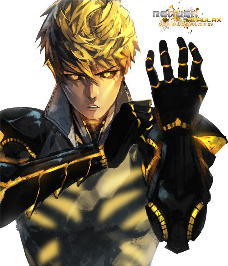 One Punch Man Genos 4k (743x848), Png Download