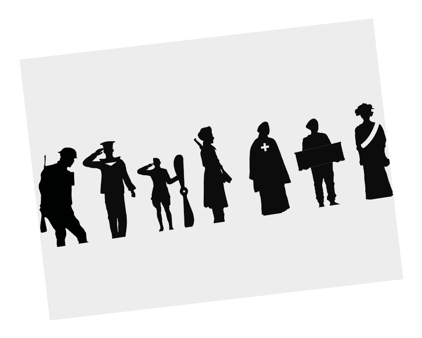Silent Silhouettes - Silent Soldier British Legion (860x700), Png Download
