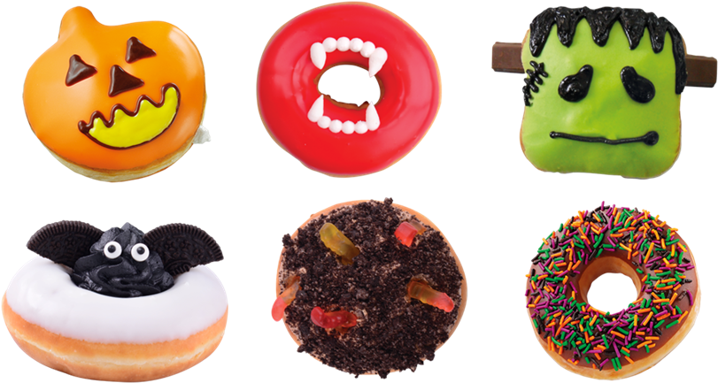 But Because It Is Halloween, After All, Krispy Kreme - Bánh (845x447), Png Download