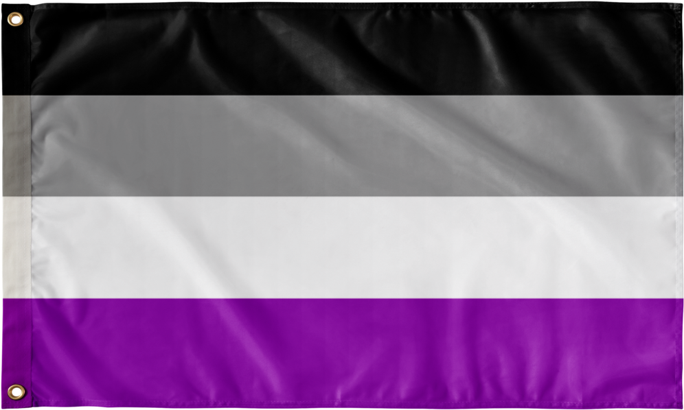 Asexual Pride Flag - Rainbow Flag (1024x1024), Png Download