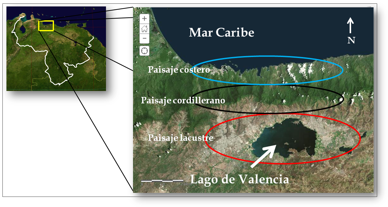 Ubicación De La Región Tacarigüense En El Contexto - Petroglífos De Inagoanagoa (1582x850), Png Download