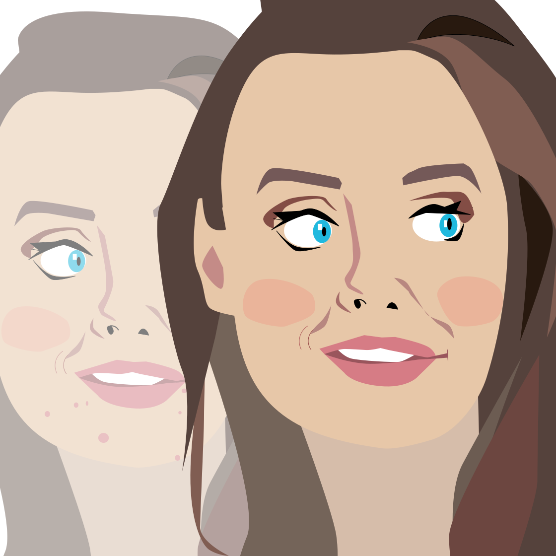 Newspapers Publish Articles About People Before And - Cartoon (1120x1120), Png Download