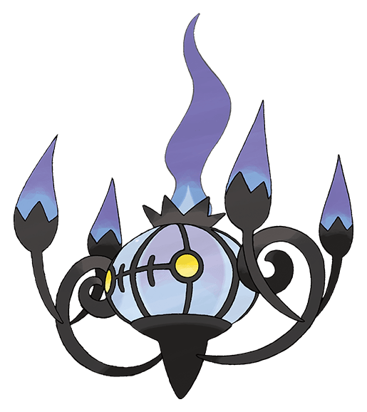 Chandelure Pokemon (630x630), Png Download