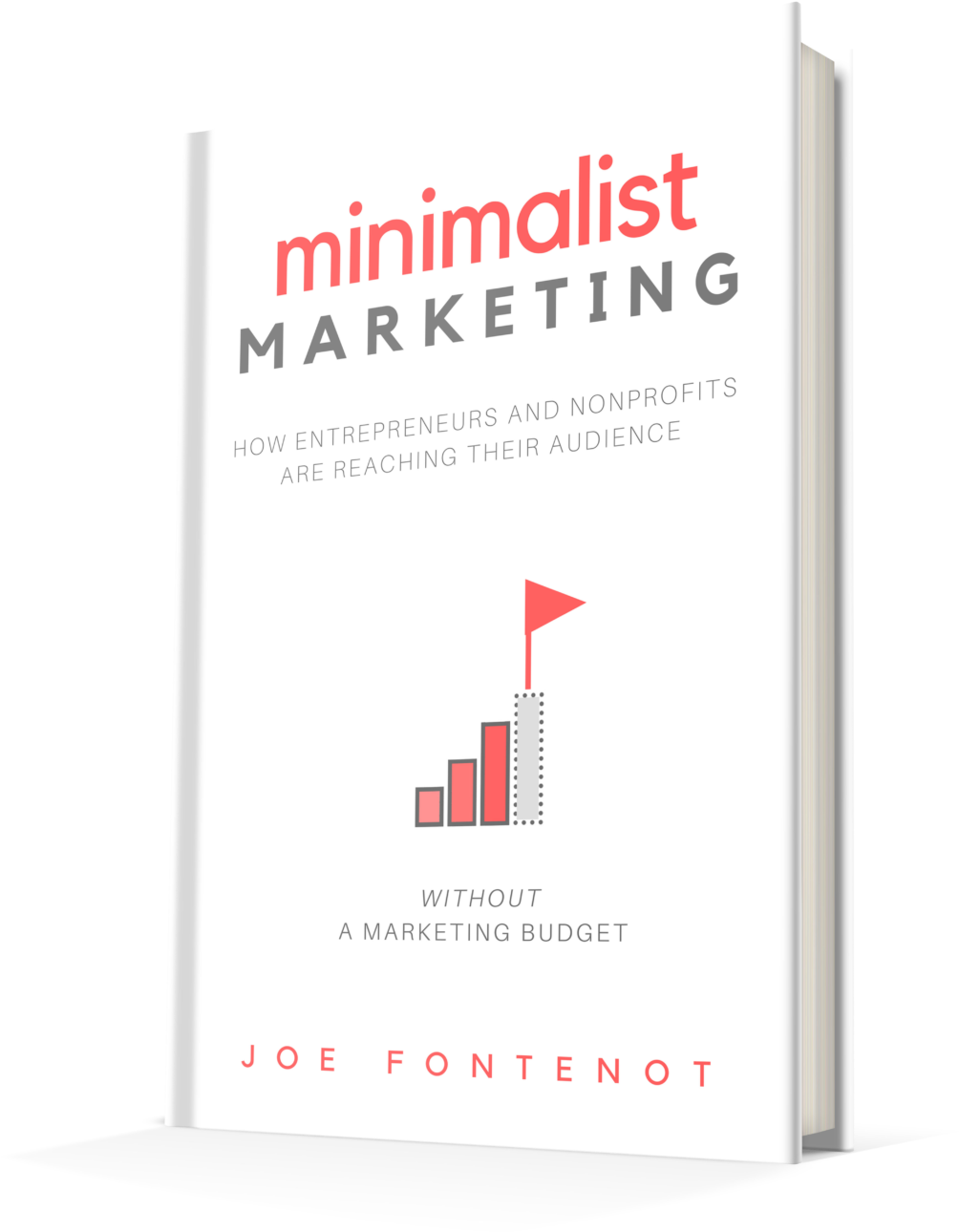 Minimalist Marketing Book Cover 3d Right Transparent - Graphic Design (1080x1392), Png Download